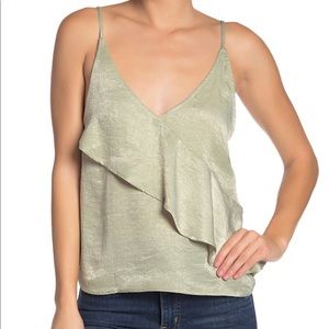Abound Ruffle front cami NWT